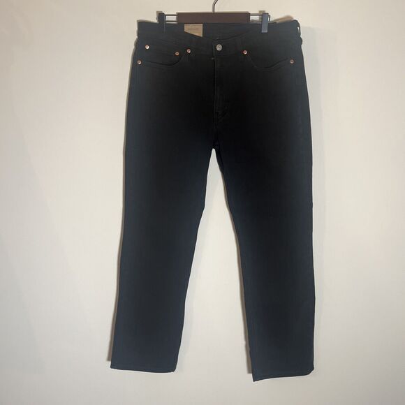 Levis 514 Straight Fit‎ Jeans Stretch Jeans Black 34/30 - Picture 1 of 13